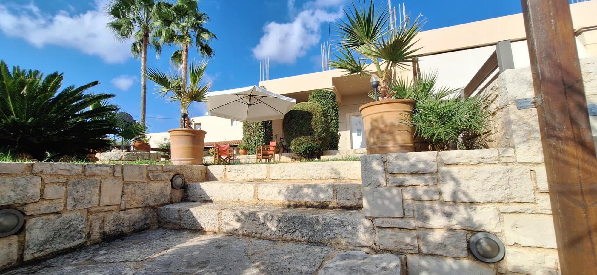 Modern Villa In Chania Perivolia  Bagian luar foto