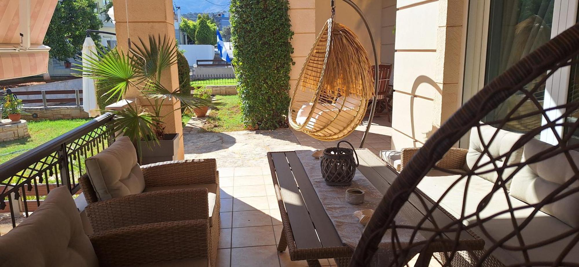Modern Villa In Chania Perivolia  Bagian luar foto